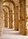 Arcade in Roman amphitheatre in Tunisia