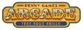 Arcade Sign Wood Vintage Royalty Free Stock Photo
