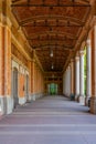 Arcade in the Trinkhalle building in German spa town Baden Baden Royalty Free Stock Photo