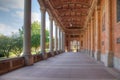 Arcade in the Trinkhalle building in German spa town Baden Baden