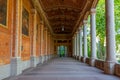 Arcade in the Trinkhalle building in German spa town Baden Baden Royalty Free Stock Photo