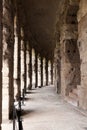 The arcade wall of the Theatre of Marcellus Theatrum Marcelli or Teatro di Marcello. Ancient open-air theatre in Rome, Royalty Free Stock Photo