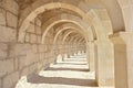 Arcades in ancient Roman amphitheatre