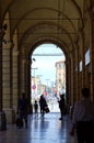 Arcades of Bologna Italy