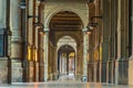 Arcades in the center of old town Bologna Italy Royalty Free Stock Photo