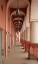 Arcades in the city of Kaluga in Russia. Gostiny Dvor Royalty Free Stock Photo