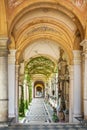 Arcades at Mirogoj Cemetery in Zagreb, Croatia