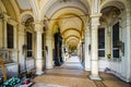 Arcades at Mirogoj Cemetery in Zagreb, Croatia