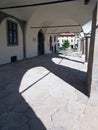 Arcades of town hall in Levoca