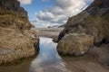 Arcadia Beach Near Cannon Beach, Oregon. Royalty Free Stock Photo