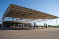 Pops Route 66, home of the worldÃ¢â¬â¢s largest sculpture pop bottle. View of the store and gas