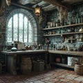 The Arcane Sanctum of the Medieval Alchemist