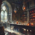 The Arcane Sanctum of the Medieval Alchemist