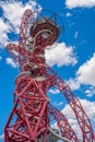 ArcelorMittal Orbit sculpture in the Olympic Park, London, UK Royalty Free Stock Photo