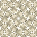 Arces and curves ornamental greek meanders seamless pattern. Vector curved lines and shapes background. Symmetrical tribal ethnic