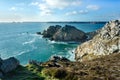 Arch of the Anse de Dinan in Crozon, Brittany, France Royalty Free Stock Photo