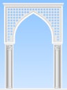 Arch in the Arabic style