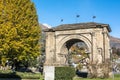 Arch of Augustus in Aosta, Italy