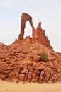 Arch of Bachikele desert of Ennedi, Chad Royalty Free Stock Photo