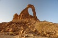 Arch of Bachikele desert of Ennedi, Chad Royalty Free Stock Photo
