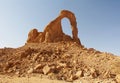 Arch of Bachikele desert of Ennedi, Chad Royalty Free Stock Photo