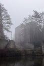 Arch Bishops Palace in the Fog