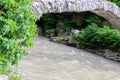 Arch bridge of queen Tamara across Adzhariszkhali river in Adjara Royalty Free Stock Photo