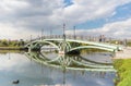 Arch bridge in Tsaritsyno Royalty Free Stock Photo