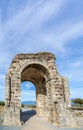 Arch of Caparra, ancient roman city of Caparra in Extremadura, Spain