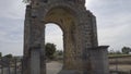 Arch of Caparra, ancient roman city of Caparra in Extremadura, Spain