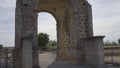 Arch of Caparra, ancient roman city of Caparra in Extremadura, Spain