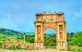 Arch of Caracalla at Djemila in Algeria Royalty Free Stock Photo