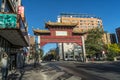 Arch in Chinatown in Montreal Royalty Free Stock Photo