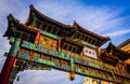 Arch in Chinatown, Washington, DC. Royalty Free Stock Photo