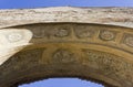 Arch close-up in the Baths of Diocletian