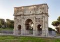 Arch of Constantine Arco di Constantino near Colloseum Coliseum, Rome, Italy Royalty Free Stock Photo