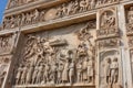 arch of constantine, detailed view of carvings