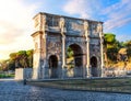 The Arch of Constantine, famous landmark of Rome, Italy Royalty Free Stock Photo