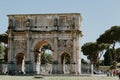 Arch of Constantine in Rome Royalty Free Stock Photo