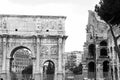 Arch of Constantine in Rome Royalty Free Stock Photo