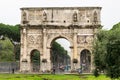 The Arch of Constantine, a triumphal arch in Rome, Italy Royalty Free Stock Photo