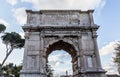 Arch of Costantine of Rome in Italy Royalty Free Stock Photo