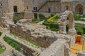 Arch detail of the Tower of David courtyard in Jerusalem Royalty Free Stock Photo