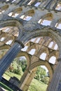 Arch details at abbey ruins