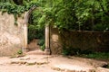 Arch doorway of an ancient castle