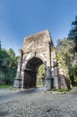 Arch of Drusus in Rome, italy