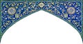 Arch.East asia architectural mosaic patterns.