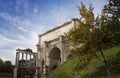 The Arch of Emperor Septimius Severus in Rome, Italy Royalty Free Stock Photo