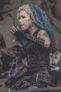 Arch Enemy, Alissa White-Gluz live concert 2018, Hellfest heavy metal festival