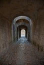 Arch entrance gate in Blaye Citadel Gironde France Royalty Free Stock Photo